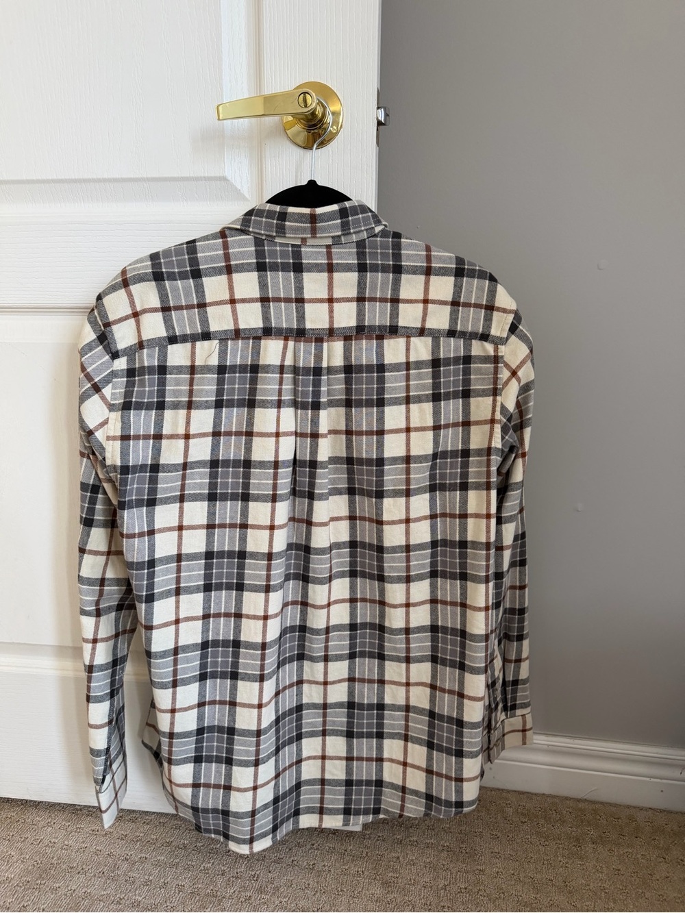 Eddie Bauer Plaid Flannel Shirt - Picture 3 of 3